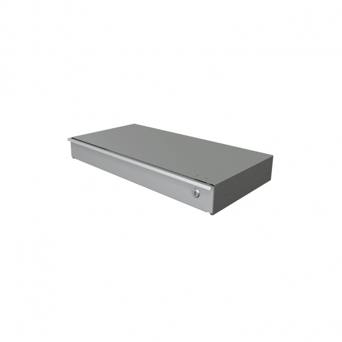 abschließbare Schublade, 32 cm tief,  geeignet für Tischbreite ab 120 cm 